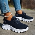 thumbnail image 7 of Walking Shoes Women,Women's Fashion Sneakers,Athletic Shoes Women,Womens Shoes Running Sneakers Tennis Non Slip Walking Gym Workout Athletic Comfortable Fashion saport Casual Shoe,Blue,6.5, 7 of 7