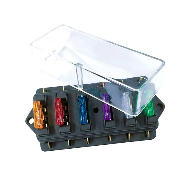Caja de portafusibles de 6 vías Portafusibles de cuchilla de fusible automático