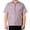 Burgundy, variant on Ben Davis Short Sleeve Striped Half-Zip Shirt