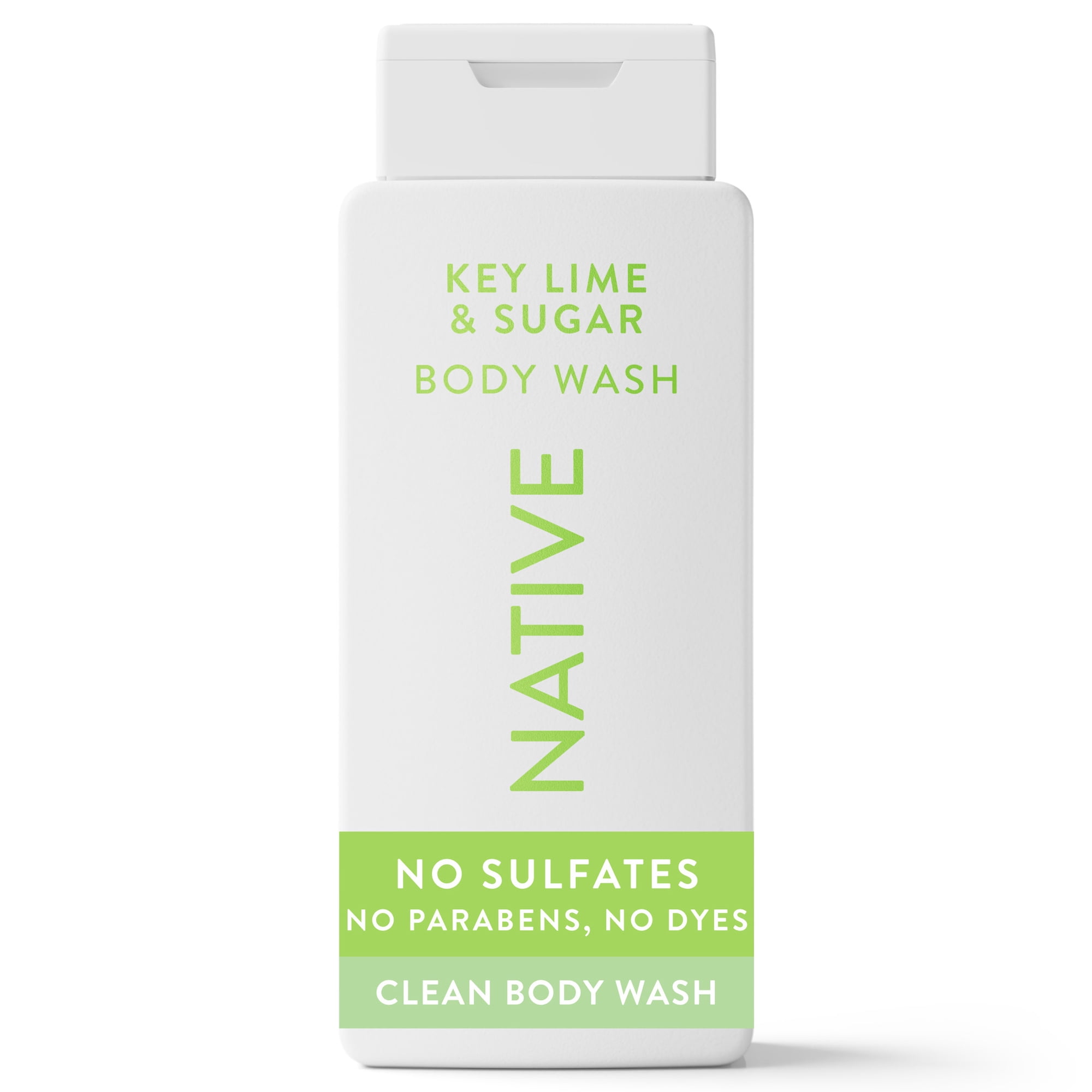 Native Body Wash, Sulfate Free, for Women & Men, Key Lime & Sugar, 18 fl oz