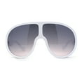 thumbnail image 2 of Super Oversized Exaggerated Retro Racer Plastic Sunglasses White - Black Peach, 2 of 4