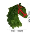 thumbnail image 3 of Couronnes Lumineuses d'Automne Couronnes de Noël pour Cheminée Décorations Extérieures d'Automne Couronne de Porche Couronne d'Hiver Couronne d'Hiver Tête de Cheval Couronne de Noël Décoration de Noël Couronne de Noël, 3 of 4