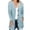 Light Blue, variant on qucoqpe Women's 2023 Fall Winter Casual Long Sleeve Button Down Open Front Cable Knit Cardigan Sweater Coat on Clearance