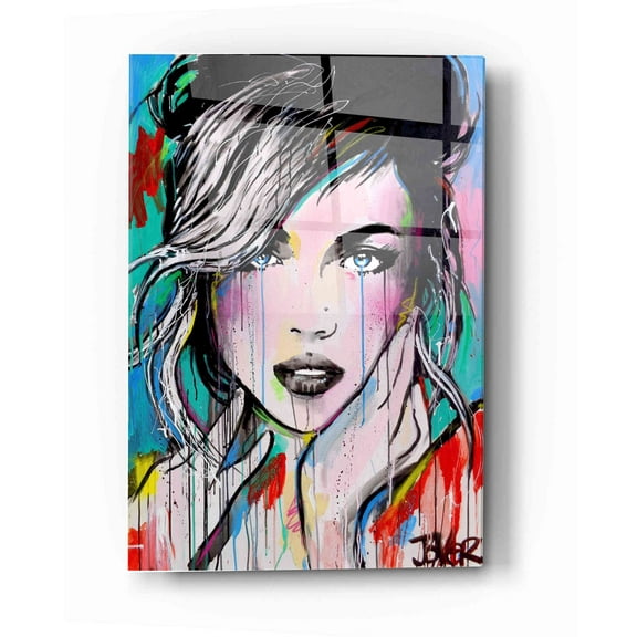 Epic Art 'Forever' by Loui Jover, Acrylic Glass Wall Art, 12"x16"