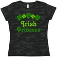 thumbnail image 3 of Inktastic Irish Princess (clover) Women's T-Shirt, 3 of 5