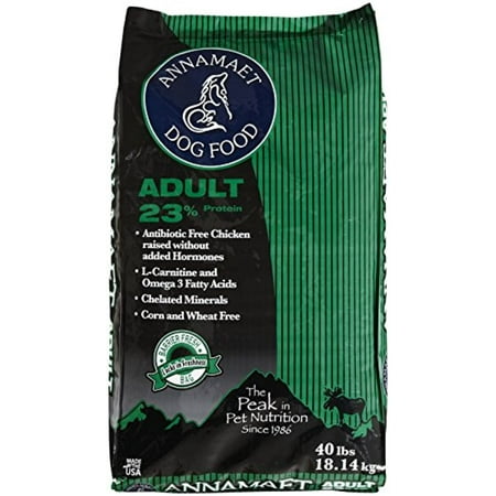 (Best by Mar/26/2026 ) Annamaet 23% Adult Dog Food - 40 Lb