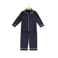thumbnail image 1 of Venta al por mayor de ropa para niños, pijamas rojos lisos de algodón 95%, pijamas de manga larga con volantes de invierno para bebé, boutique de Navidad, ropa para el hogar, 1 of 4