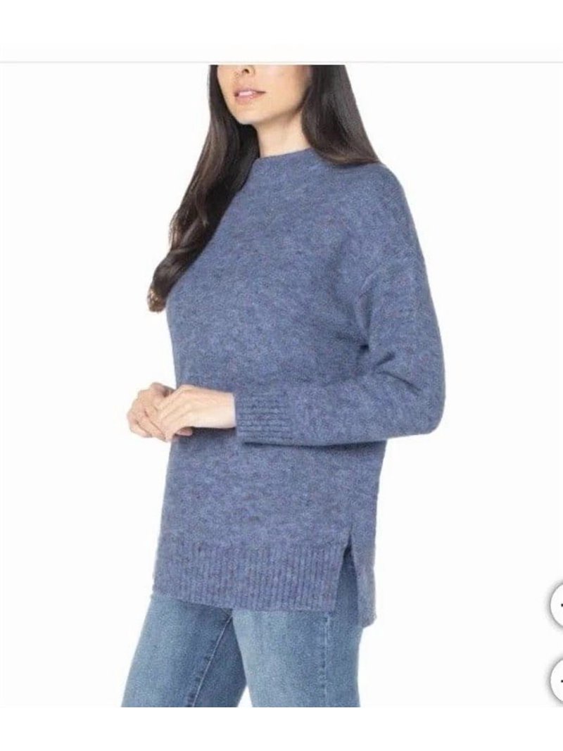 Well Worn Ladies' Size Medium (8-10) Nep Yarn Sweater, Blue