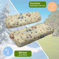 thumbnail image 6 of Psesaysky Front and Back Seat Cover Universal Fit for Club Car Precedent Golf Cart Cartoon Print Breathable Golf Cart Bench Seat Covers for Women Men Washable, 6 of 8