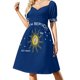 thumbnail image 1 of Vestido de manga corta con la bandera de la República de Conch, Key West, Florida, EE. UU., vestidos de moda para mujer, vestido elegante, vestido de manga larga, 1 of 7