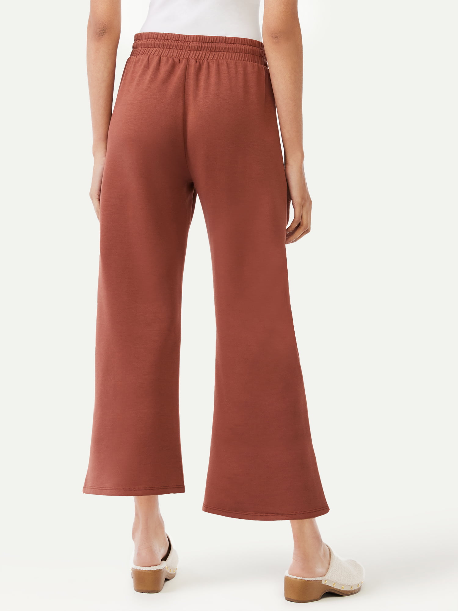 Scoop Women's Cropped Scuba Lounge Pants - Walmart.com