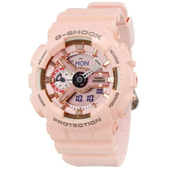 G-Shock Pink Analog Digital Ladies Watch GMAS110MP-4A1