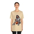 thumbnail image 3 of Vintage Candy's Love & Basketball Graphic Womans Crewneck TShirt, 3 of 7
