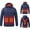 Blue, variant on Outdoor Warm Clothing Heated for Riding Skiing Fishing Charging Via Heated Coat