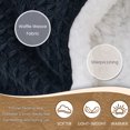 thumbnail image 4 of Dhole Heated Blanket Electric Blanket Throw Waffle, 50x60 Inches，Sherpa Fleece Fast Heating Blanket 6 Heating Levels & 4 Hours Auto Off ETL Certification, Black, 4 of 10