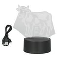 thumbnail image 1 of Oubit D Table Light,3D Table Light Dairy Beside Lamp D Night Light Exceptional Craftsmanship, 1 of 9