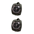 thumbnail image 1 of Qarigey Punk Vintage Wrist Watch Wide PU Numeral Belt Leather Roman Cuff  Strap Type1, 1 of 1