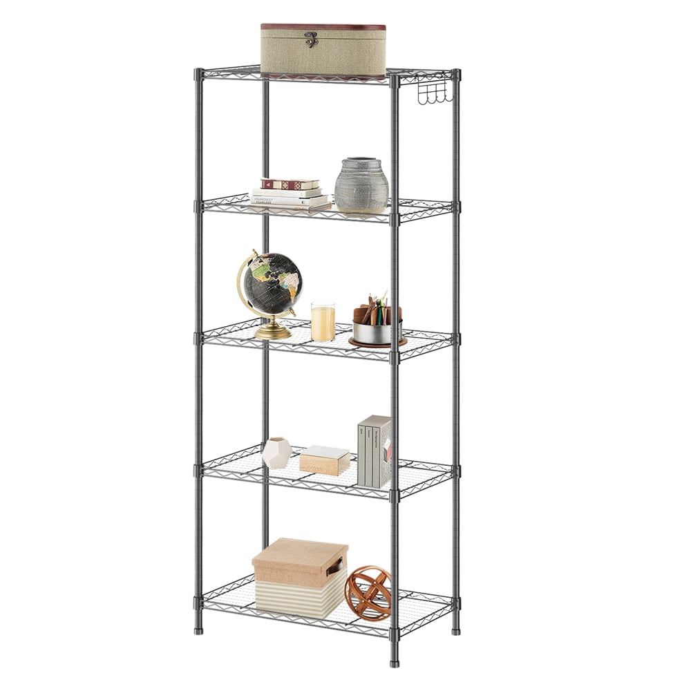 paproos 5Shelf Shelving Storage Unit, Heavy Duty Metal Organizer Wire