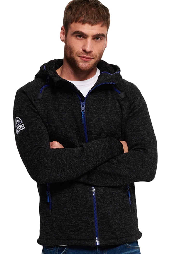 superdry mountain storm double zip hood