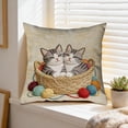 thumbnail image 4 of Euaioeiu Cute Animal Pillow Cover Fluffy Embroidery Decorative Throw Pillow Case Soft Accent Cushion Cover for Living Room Sofa Bedroom Decor Festival Home Decor, 4 of 6