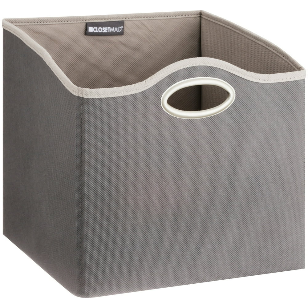 ClosetMaid® Small Gray Fabric Bin, Closet