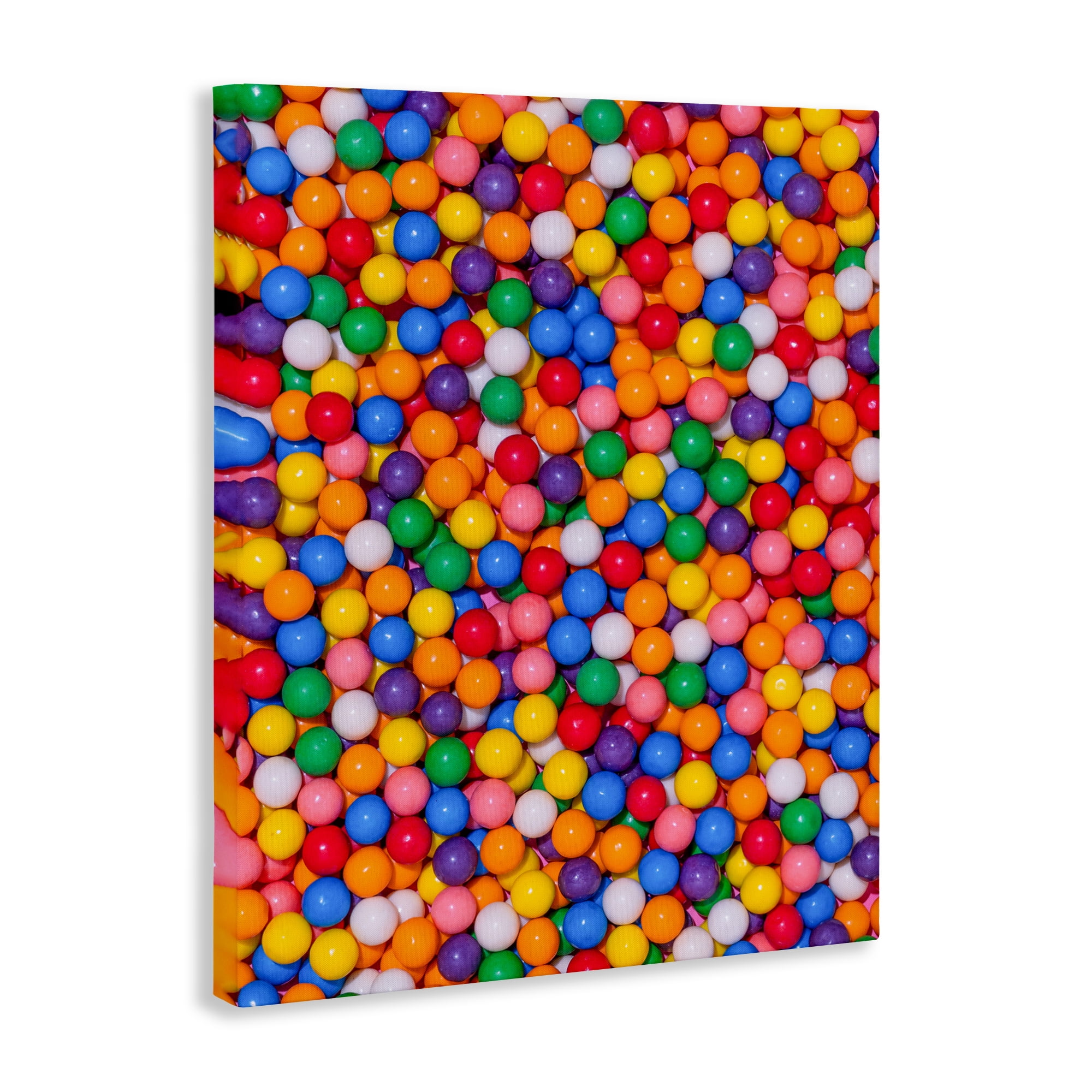 Stupell Industries Colorful Gumballs Close Up Canvas Wall Art, design by LISH Creative