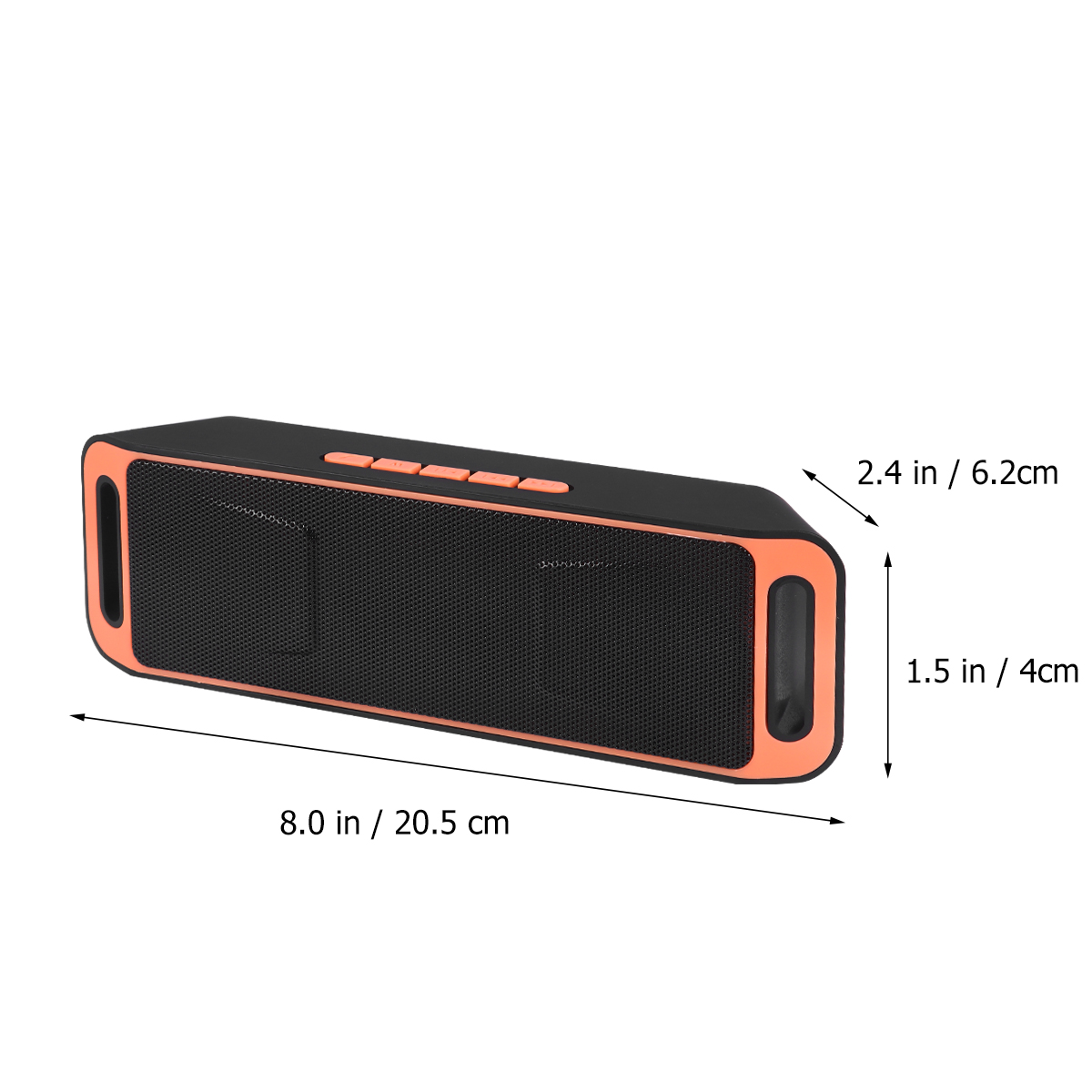 OUNONA Wireless Speaker Mini Portable Computer Speaker Multi-purpose Speaker Outdoor Wireless Speaker Dual Horn Subwoofer Stereo for Outdoor Office Store - image 4 of 5
