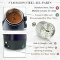 thumbnail image 2 of pupikeji 10 Cup Purpale Percolator Coffee Pot Electric, Stainless Steel Coffee Percolator Electric With Keep Warm Function, Classic Perculator Pot With Removable Basket for Home or Office, 2 of 14
