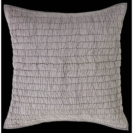 Vhc Brands Rochelle Grey Quilted Euro Sham 26x26 Walmart Com