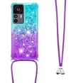 thumbnail image 3 of Funda para Xiaomi 12T/12T Pro 5G Brillantina Líquida Divertida Reluciente y con Cristales en Movimiento Cuerpo Cruzado con Cordón Ajustable, 3 of 5