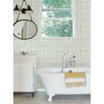 thumbnail image 4 of Nuwallpaper Teal and Grey Landondale Peel & Stick Wallpaper, 4 of 8