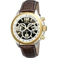 thumbnail image 2 of Invicta Men's 0147 ii collection chronograph brown leather band watch, 2 of 2