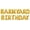 Gold, variant on Letter Balloons - BARNYARD BIRTHDAY 16" Inch Alphabet Letters Foil Mylar Balloon Birthday Party Banner (Purple)