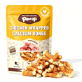 thumbnail image 3 of (2 pack) PAWUP Chicken Wrapped Calcium Bone Dog Treats, Dog Bones Rawhide Free, Dog Teeth Cleaning Chews for Small Medium Large Dogs, 10.6oz, 3 of 11