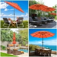 thumbnail image 3 of Yescom Parasol de Patio 10 Pi 3 Niveaux avec Manivelle et Inclinaison pour Hôtel Piscine, 3 of 9