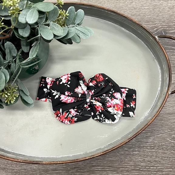 Midnight Floral Headband