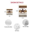 thumbnail image 7 of Brown Beige Texas Star Retro Kitchen Dish Towels for Drying Dishes Set of 4, Vintage Stars Wooden Waffle Weave Microfiber Hand Tea Bathroom Towels Quick Dry & Absorbent Towel 12x12, 7 of 7