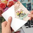 thumbnail image 4 of NobleWorks Mother's Day Greeting Card with 5 x 7 Inch Envelope (1 Card) Mom Floral Shoes - Pump C10310FMDG, 4 of 6