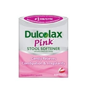DulcoEase Pink Stool Softener Softgels, 25 ct
