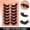 A, variant on Premium Faux Mink Eyelashes 14 Pairs Set Natural Full Volume Strip Lashes For Daily Wear