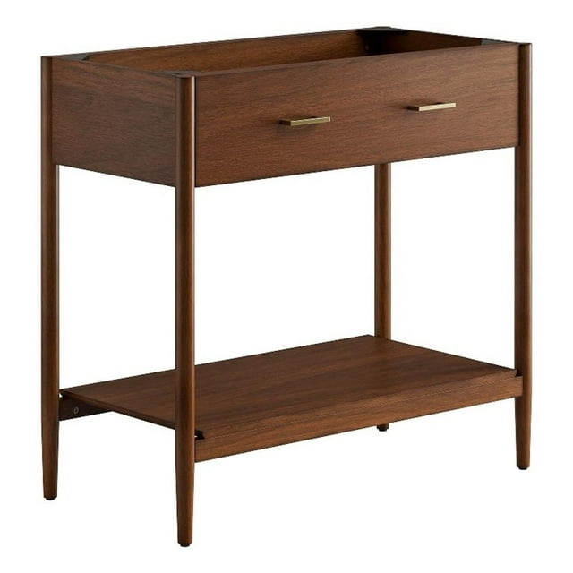 Pemberly Row 36" Bathroom Vanity Cabinet (Sink Basin Not Included) in Walnut