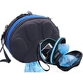 thumbnail image 1 of PoopPac Designs  Dog Walker Waste Case Black with Royal Blue Zipper, 1 of 1