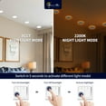 thumbnail image 4 of MW Lighting 7 Inch Dimmable LED Ceiling Light with Night Light, 12W, 700 LM, 2700K-5000K 5CCT Flush Mount Lighting Fixtures for Bedroom,Hallway,White, 4 of 12