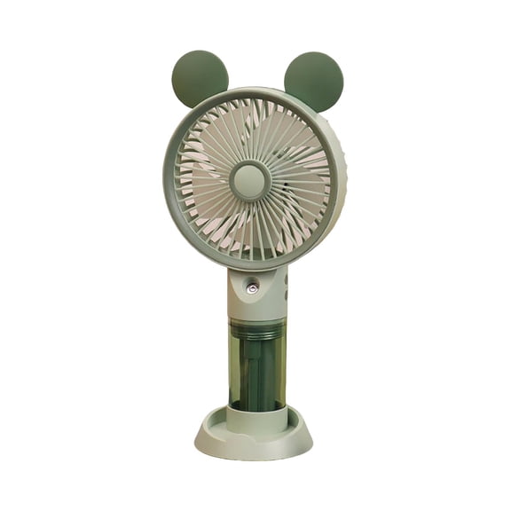Qholemyo Small Portable Handheld Misting Fan USB Rechargeable Mini Cooling Fan For Travel Home Office Outdoor
