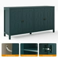 thumbnail image 6 of May in Color Sideboard Buffet, 58" Modern Buffet Cabinet with 4 Doors and Adjustable Shelves, for Entryway, Dining Room, Living Room, Bedroom, Turquoise, 6 of 6