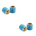 thumbnail image 4 of sweethay 2 uds collares de reposacabezas de coche de moda anillos de decoración de Interior de coche anillos de diamantes de imitación cromados Type2 NO2 sweethay CBP128734, 4 of 5