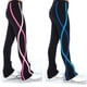thumbnail image 5 of Niñas Pantalones De Patinaje En Mujeres Patinaje Artístico Pantalones Leggings Medias ropa para deportiva Yoga Ropa De Baile Azul 165, 5 of 9