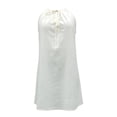 thumbnail image 1 of GEORGE G VESTIDO HALTER LINO CREMA, 1 of 4