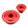 thumbnail image 1 of Sidaley Tapones rojos para motor de motocicleta y tapas de tornillo duraderas, cubierta del cárter del motor, tornillo Accesorios para motos, 1 of 6