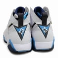 thumbnail image 4 of N I-K-E High cut Sneakers 304775 107 A i r-Jor-dan 7 RETRO WHITE FRENCH BLUE FLINT, 4 of 6